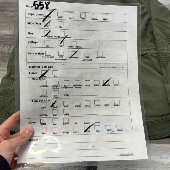 Hollister Olive Green Womens M Stretch‎ Cinch Waist Button Military Field Jacket - Picture 8 of 9